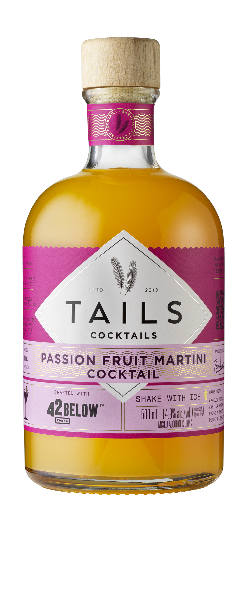 Tails Passionfruit Martini 50cl Bottle