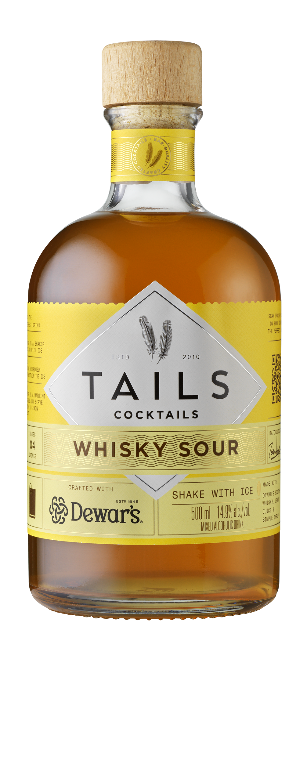 Tails Whiskey Sour 50cl Bottle