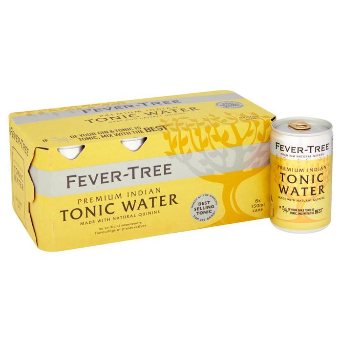 Fever-Tree Indian Tonic 8 Pack 150ml Can