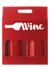 4 Bottle Wine Gift Box - Red