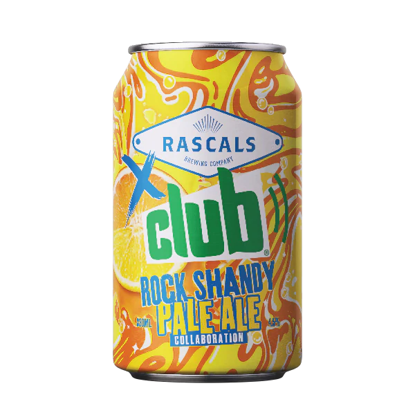 Rascals Club Shandy Pale Ale 33cl can Molloys Liquor Stores