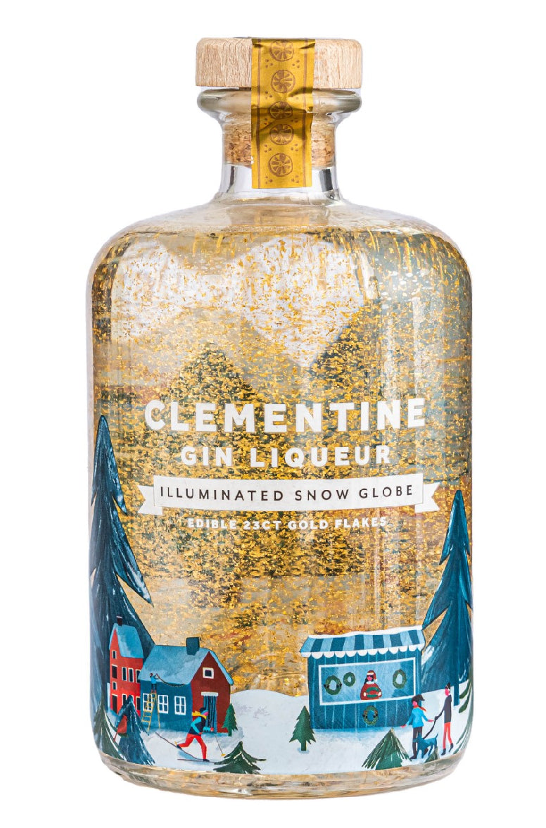 Clementine Gin Liqueur Snow Globe 70cl Molloys Liquor Stores