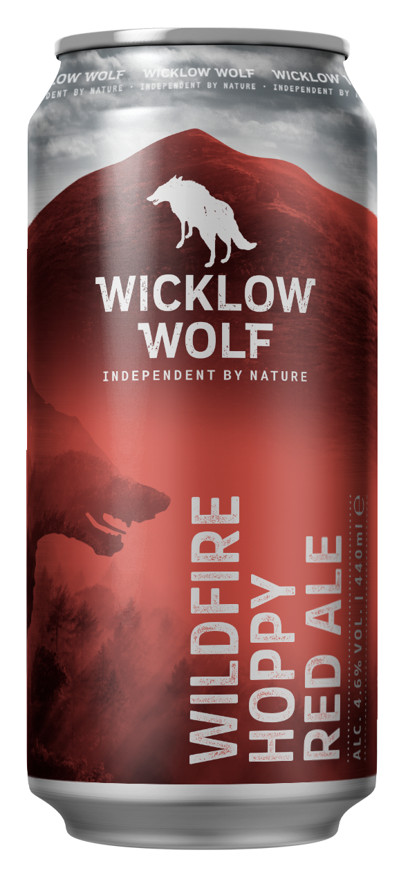 Wicklow Wolf Wildfire Hoppy Red Ale 44cl Can