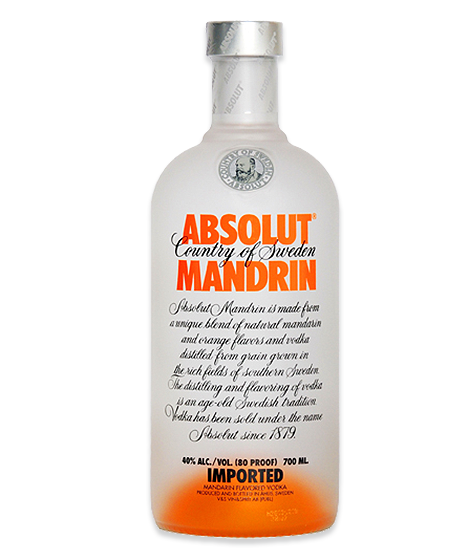 Absolut Mandarin Vodka 70cl