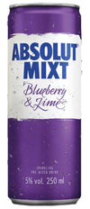 Absolut Mixt Blueberry &amp; Lime 25cl Can