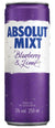Absolut Mixt Blueberry & Lime 25cl Can