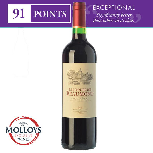 Les Tours de Beaumont Haut Medoc 2015 Molloys Liquor Stores