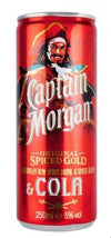 Captain Morgan Rum &amp; Cola 250ml Ready to drink Premix