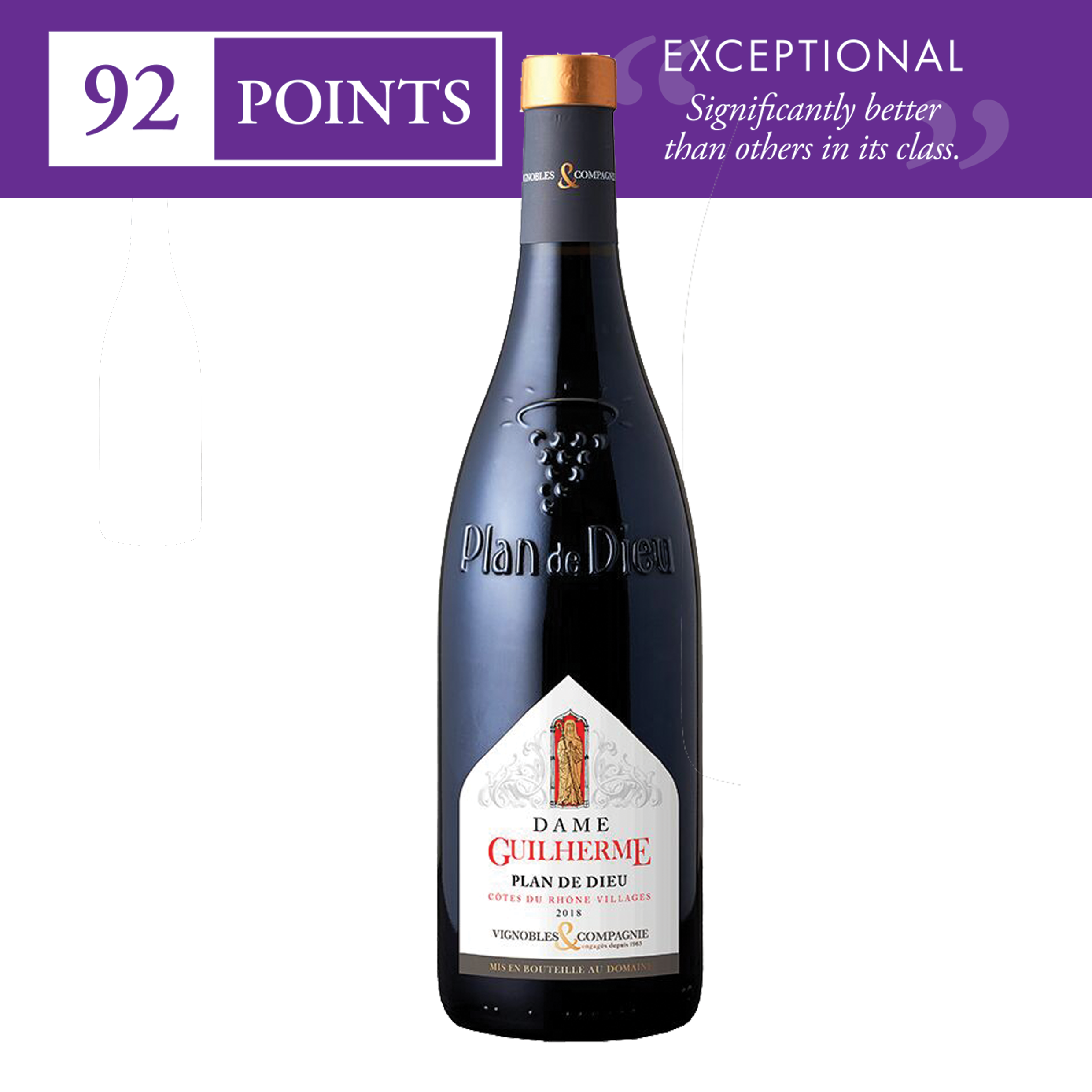 Dame Guilherme Plan de  Dieu Côtes du Rhône Villages