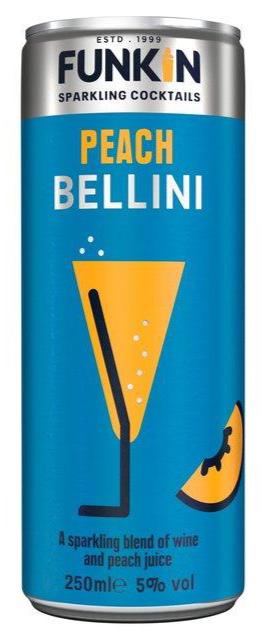 Funkin Nitro Peach Bellini 20cl Can
