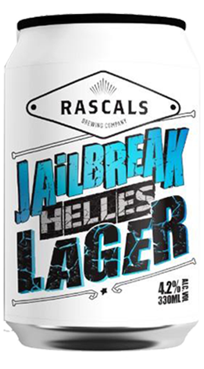 Rascals Jailbreak Helles Lager 33cl Can - Molloys