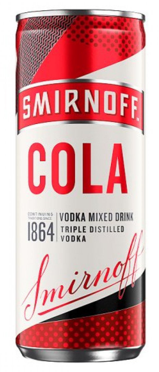 Smirnoff Vodka & Cola Ready to drink Premix 250ml