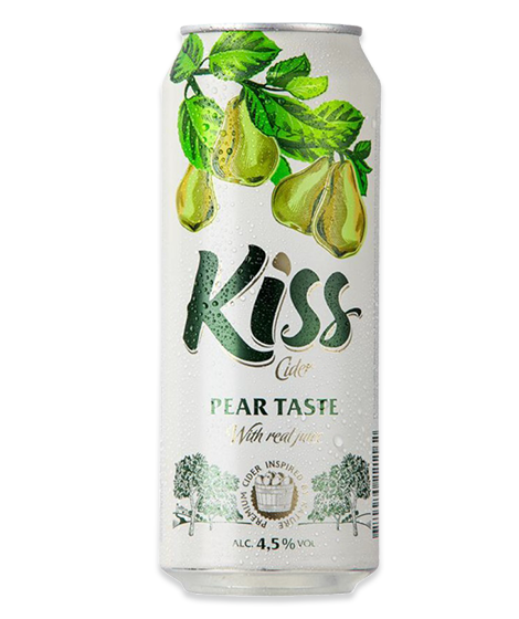 Kiss Pear 500ml Can - Molloys