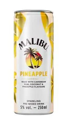 Malibu & Pineapple Premix 25cl Can