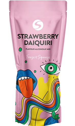 Shuda Strawberry Daiquiri Frozen Cocktail 250ml Pouch