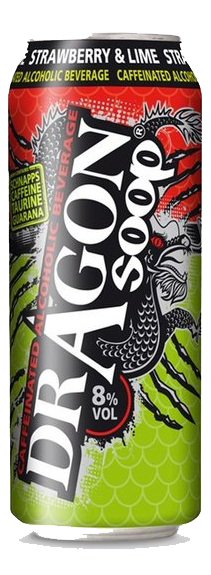 Dragon Soop Strawberry and Lime 500ml ABV 8%