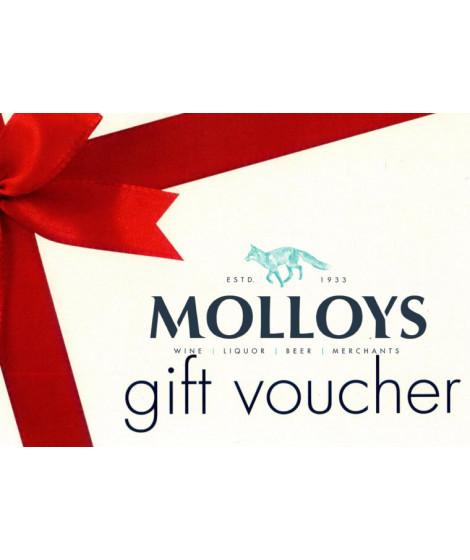 €50 Molloys Liquor Store Gift Voucher - In-Store ONLY